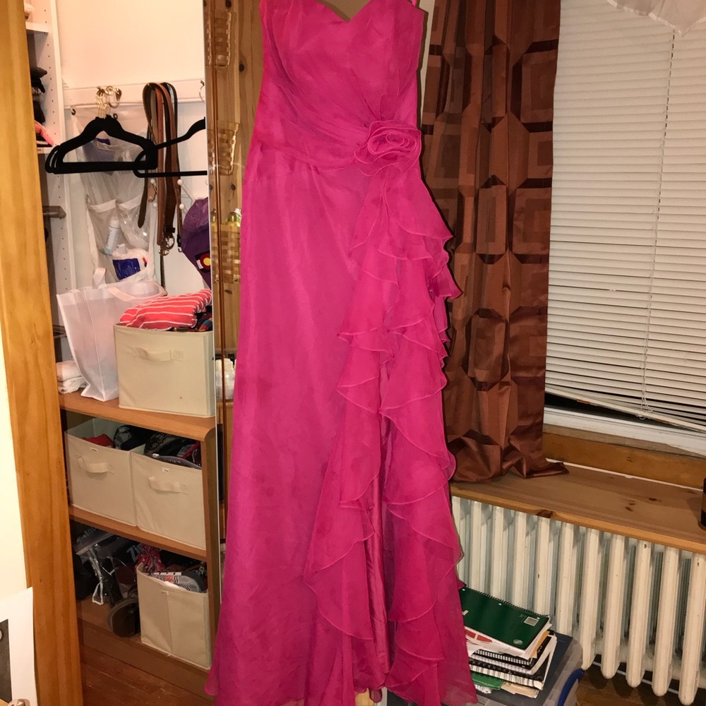 Beautiful pink dress quincinera